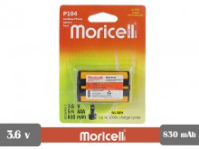  Panasonic Cordless Phone Battery  HHR_P104 Moricell